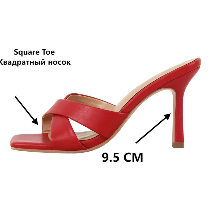 Mules "Rouge Passion"