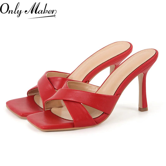 Mules "Rouge Passion"