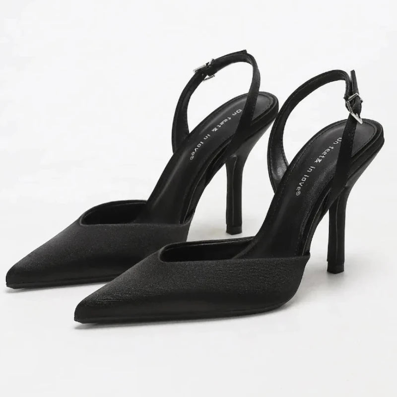 Escarpins "Miroir Noir"
