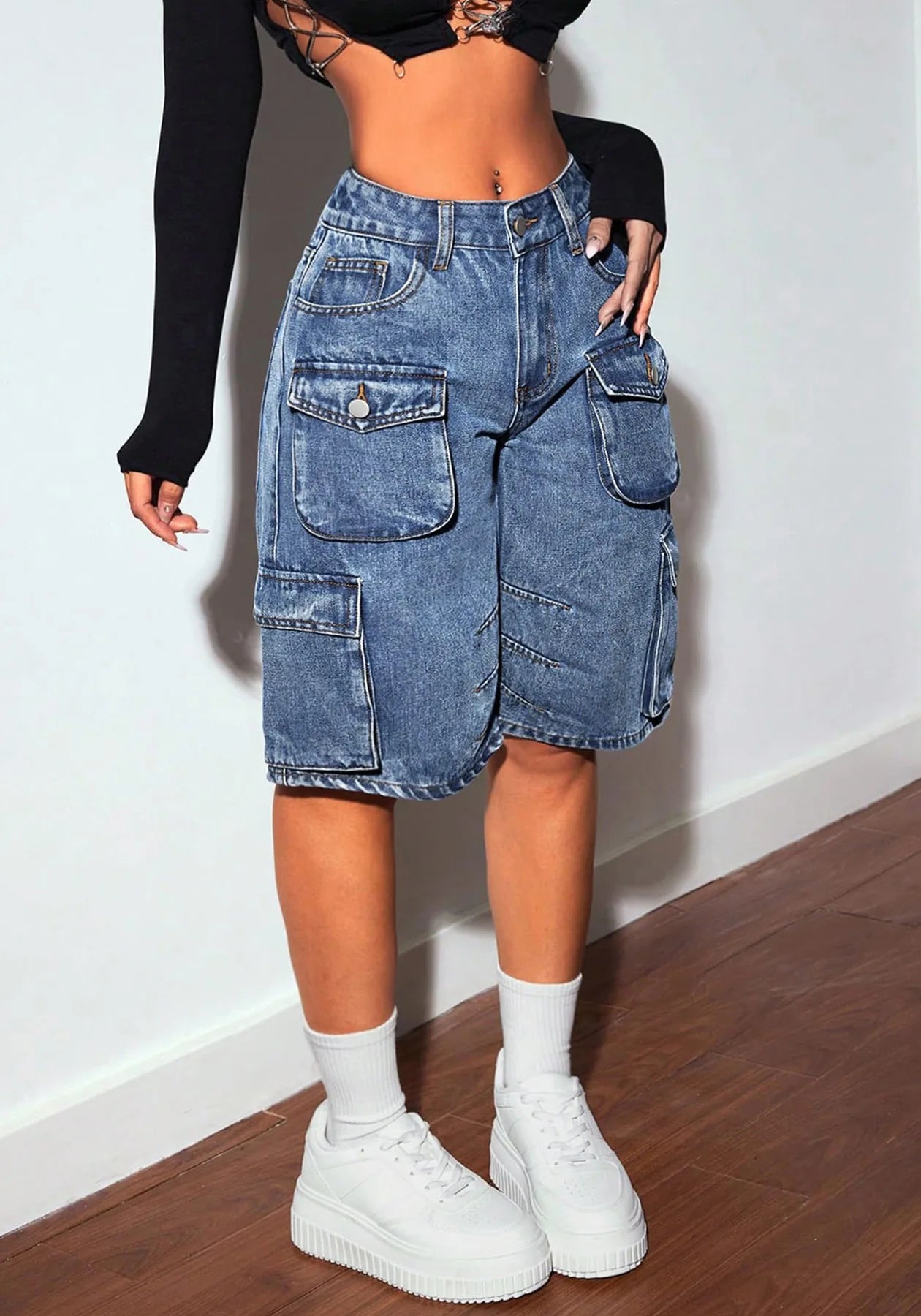Le Short City "Cargo Denim"