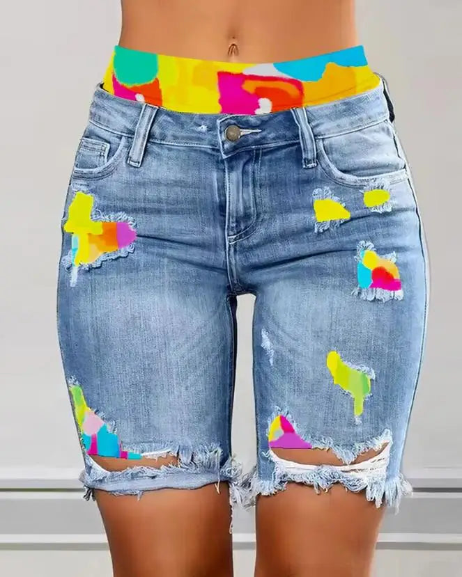 15 a Le "Distressed" Taille Haute