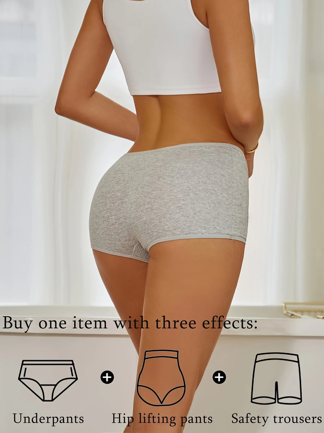 Shorty Coton Invisible (Lot)
