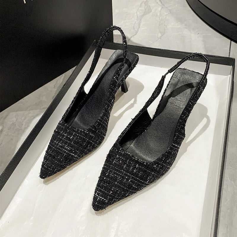 Slingbacks "Iconic Noir"