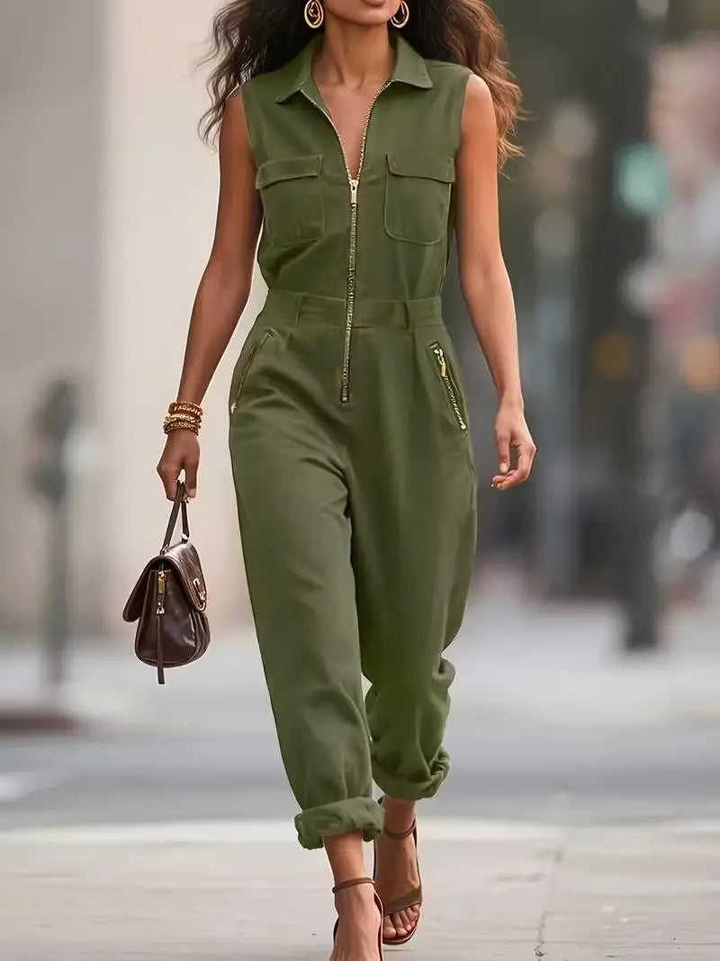 Combi-Pantalon Safari Chic
