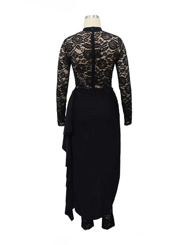 Combi-Pantalon Glamour Noir
