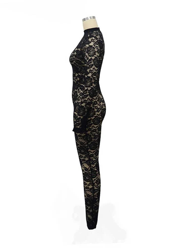 Combi-Pantalon Glamour Noir