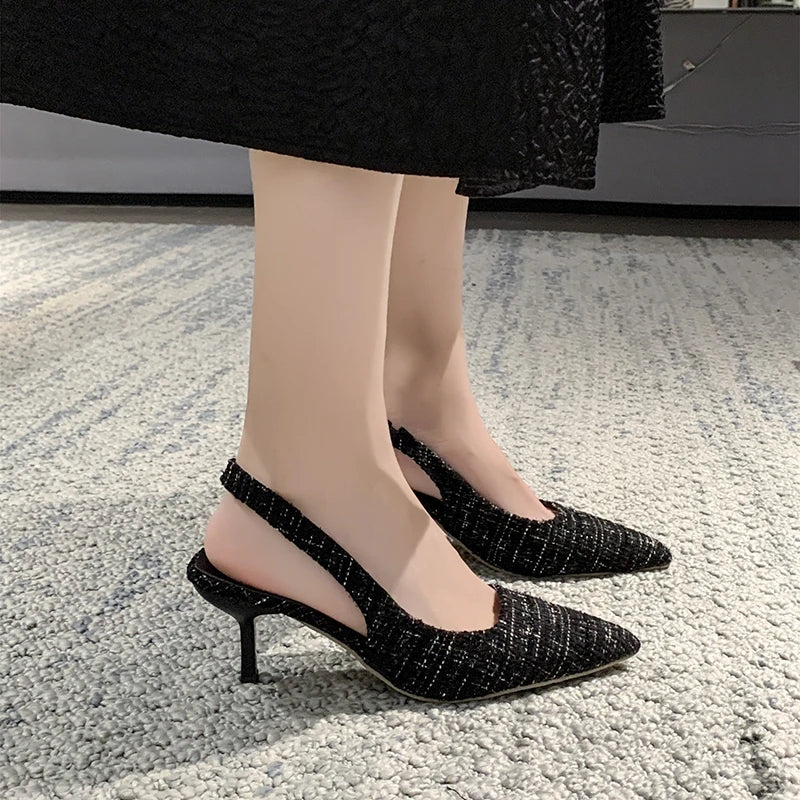 Slingbacks "Iconic Noir"