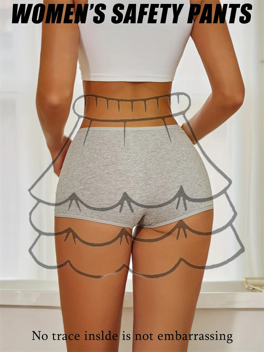Shorty Coton Invisible (Lot)