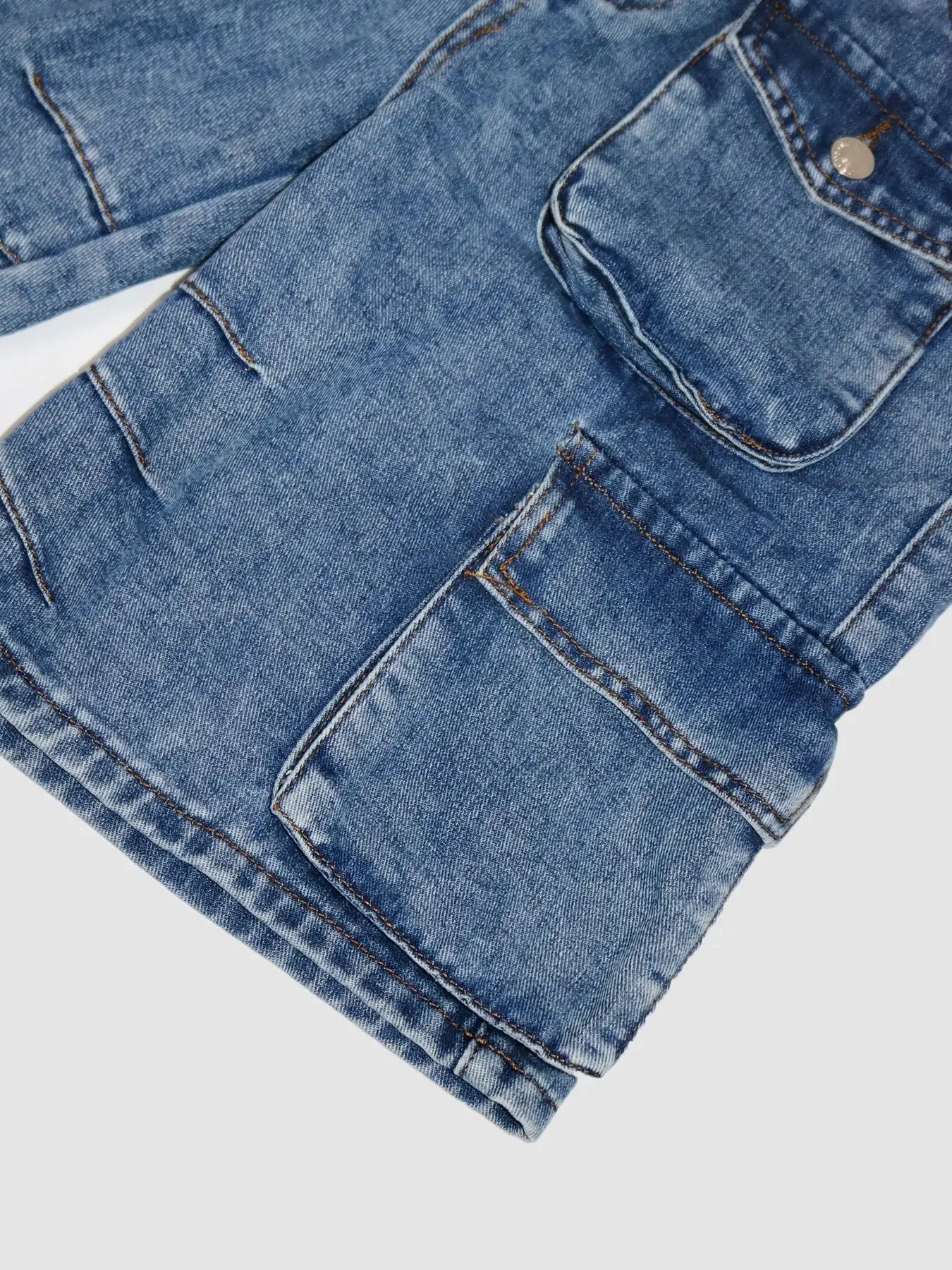 Le Short City "Cargo Denim"