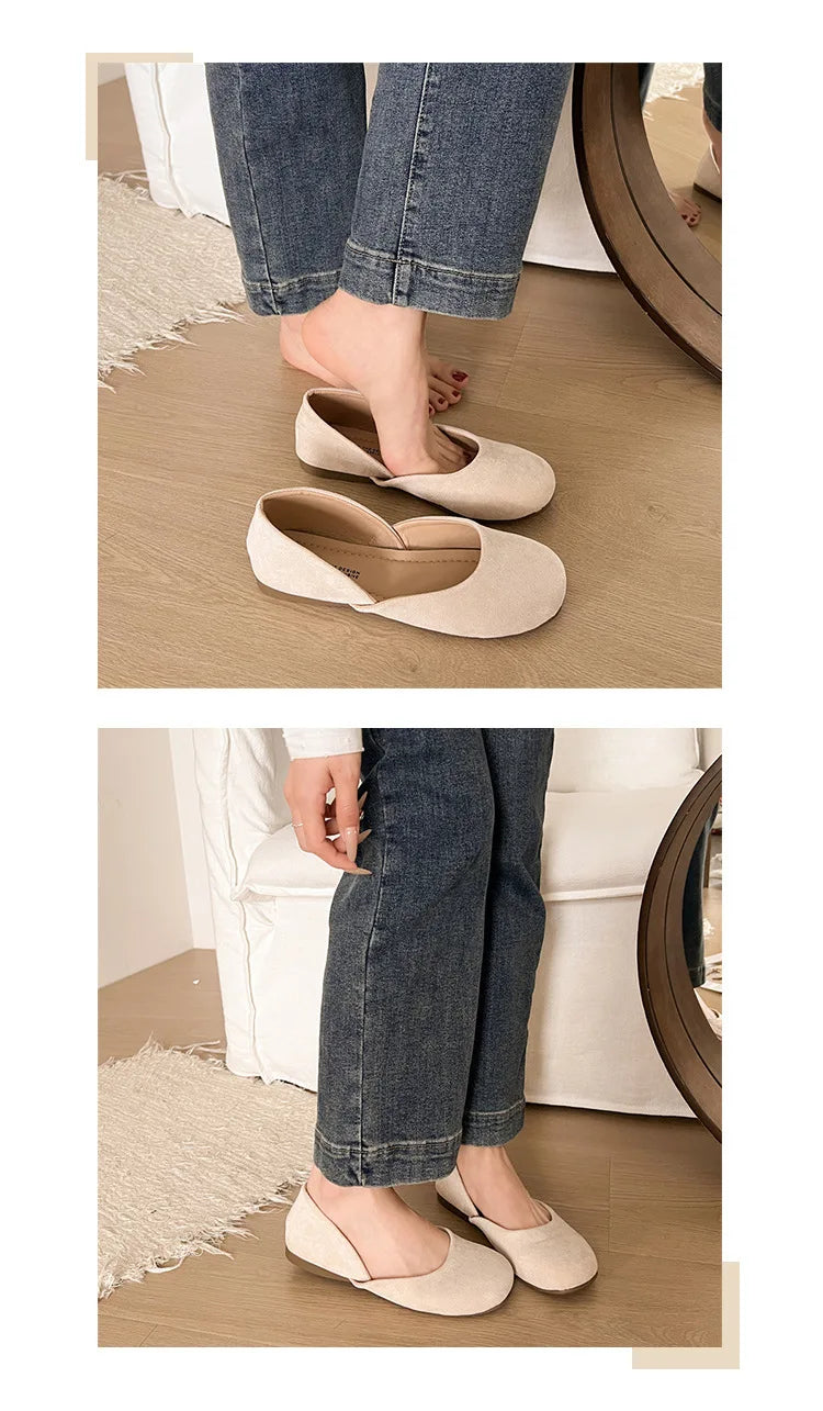 Mules "Douceur Sable"