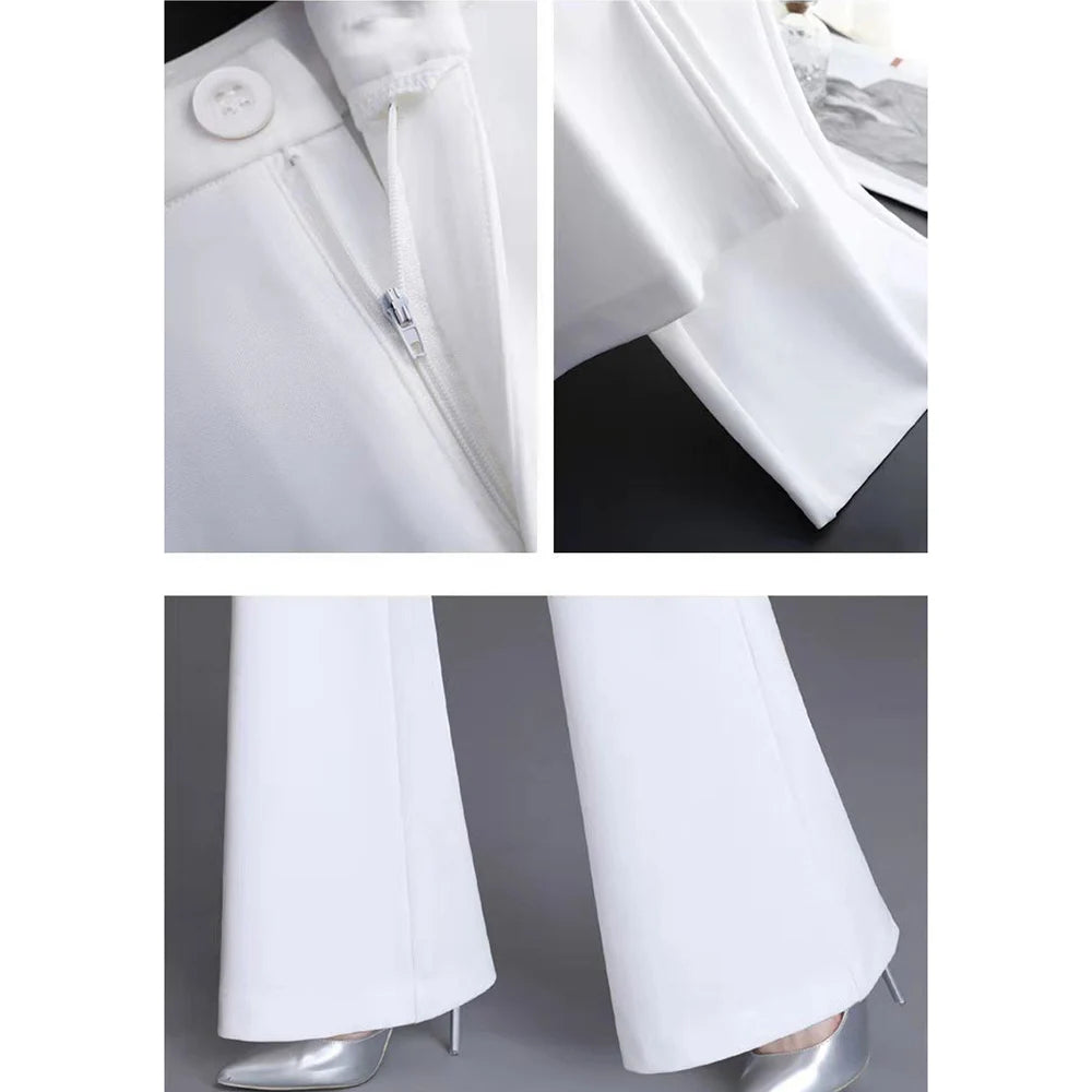 Pantalon Évasé Palazzo Blanc
