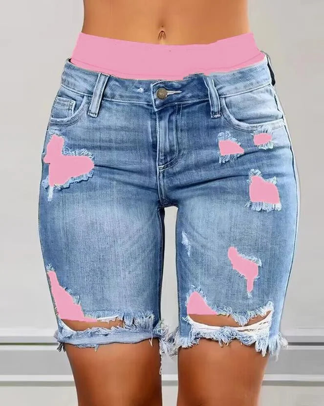 15 a Le "Distressed" Taille Haute