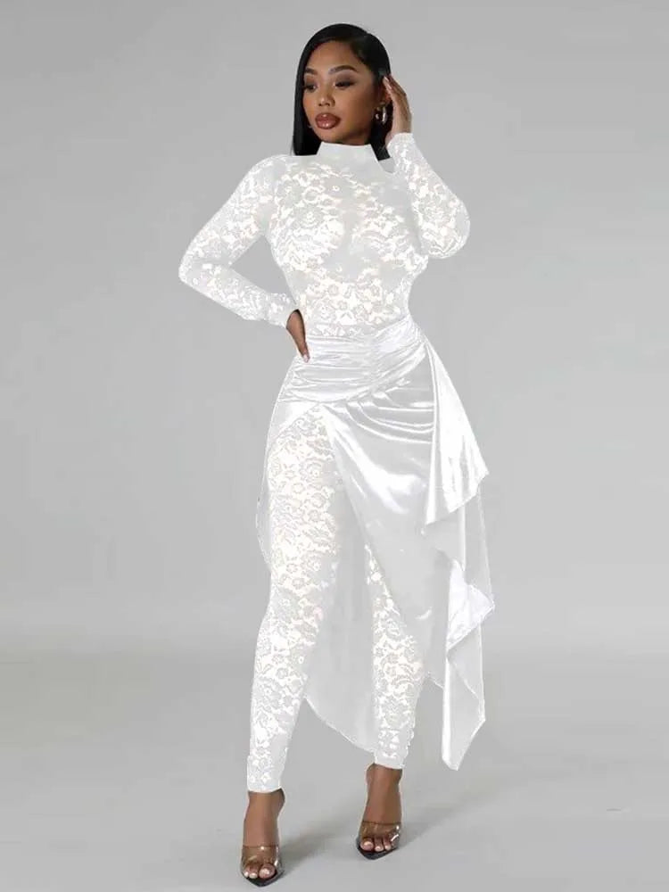 Combi-Pantalon Glamour Noir